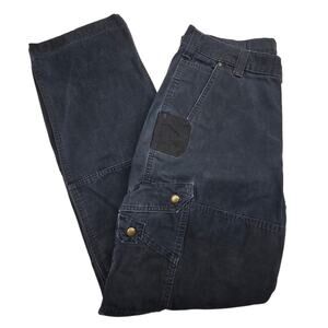 Carhartt Black Cargo Carpenter Work Pants Men’s Approx Size 32x31